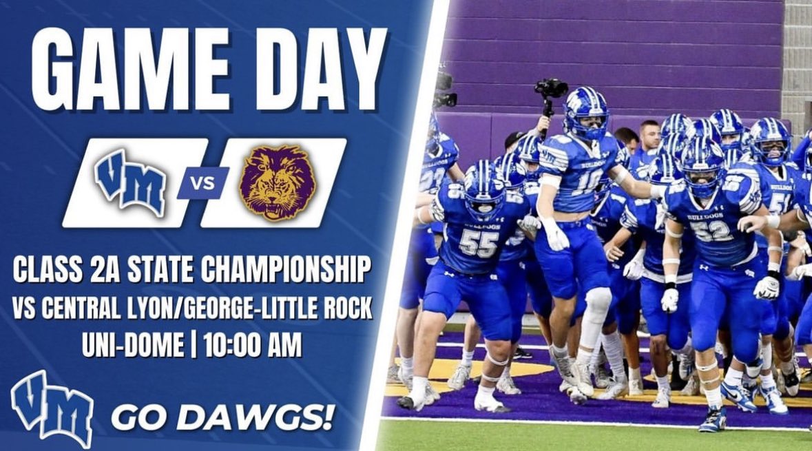 🏈STATE CHAMPIONSHIP🏈
⏰10AM⏰
💙PLAYERS VS COACHES🤍
🦁CL/GLR🦁
📍UNI DOME📍
POP OUT FOR THE BIGGEST GAME OF THE YEAR!! AND FOR OUR SENIORS LAST GAME EVER!!!