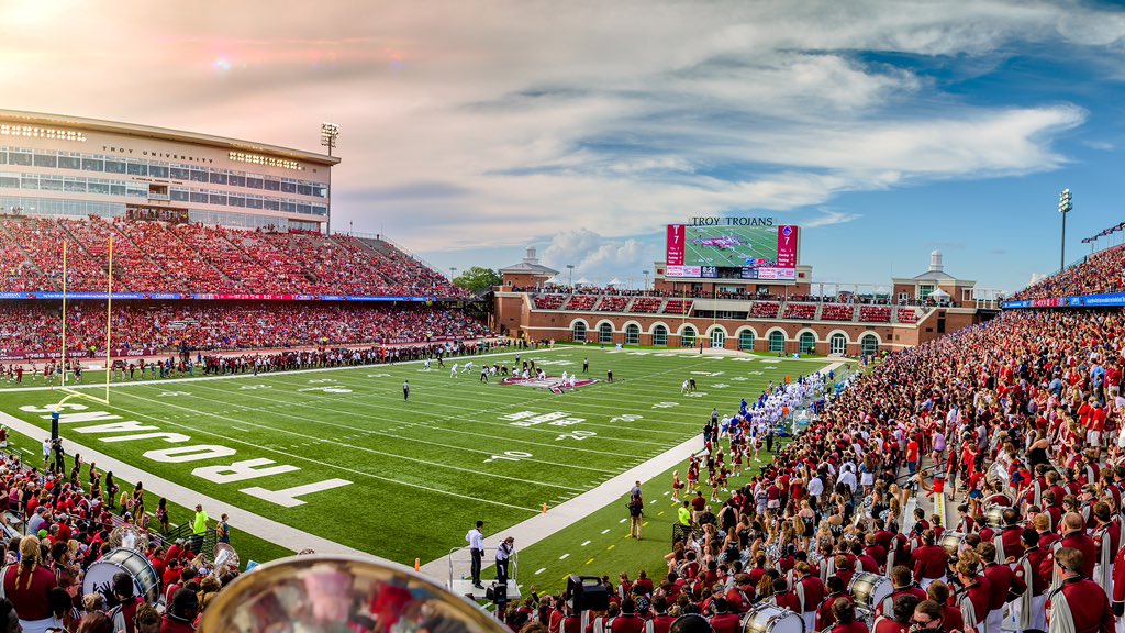 I will be at Troy tomorrow! Let’s catch this W.⚔️⚔️⚔️ #OneTROY @CoachBernardi74 @ColeHeard_Troy @TroyTrojansFB @CoachJonSumrall