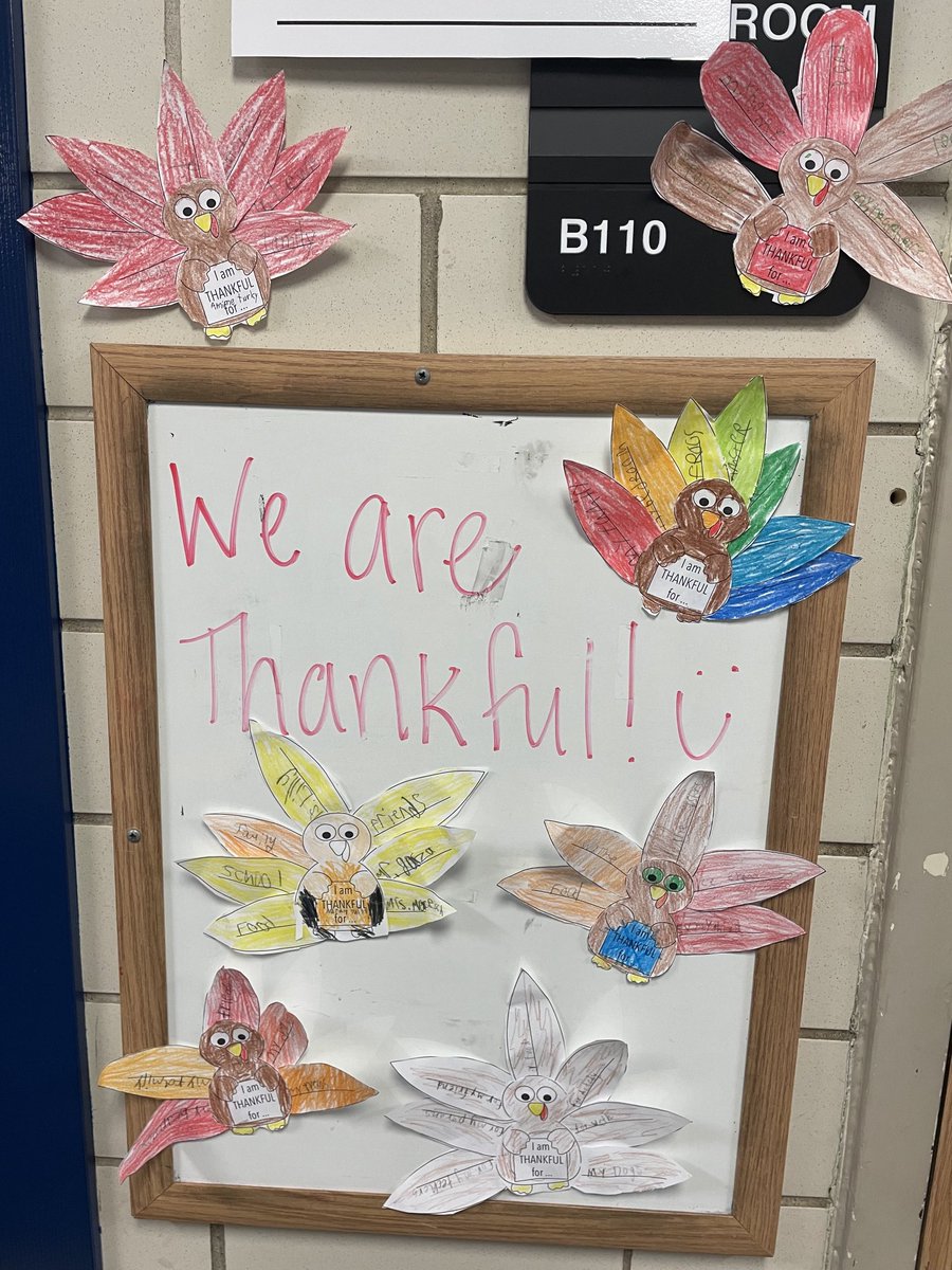 MATHers of the Universe (@stacie_lilly) on Twitter photo Because even though I teach 4th grade math, it’s still fun to put up thankful turkeys! #RISDBelieves #WeAreOne <a href="/nherisd/">Northwood Hills Elementary</a> Because even though I teach 4th grade math, it’s still fun to put up thankful turkeys! #RISDBelieves #WeAreOne <a href="/nherisd/">Northwood Hills Elementary</a>