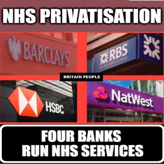 NHS PRIVATISATION 🚨Four banks are RUNNING our NHS Services LATEST: 'Connect Health' is owned by LLOYDS BANKS ARE INFILITRATING OUR NHS 👇 @EveryDoctorUK @JujuliaGrace