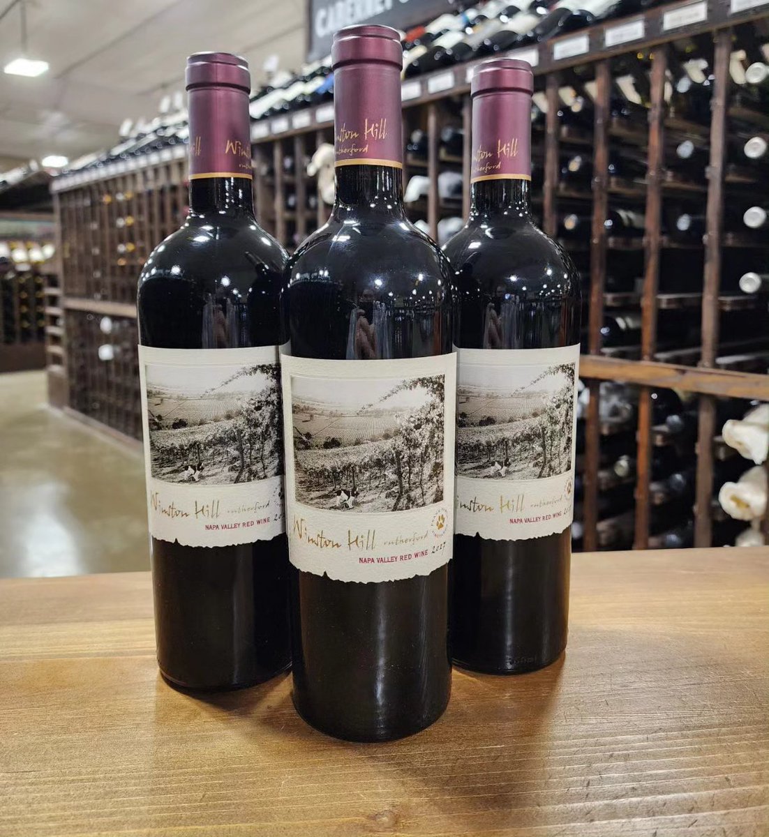 We are super excited to receive an allocation of @FrankFamilyWine 2017 Winston Hill Napa Valley red wine! This vintage is 93% cab, 4% merlot, 2% petit verdot, 1% cab franc. All of the grapes come from their prized 25 acre Winston Hill Vineyard. #CAwine #rutherford #napavalley