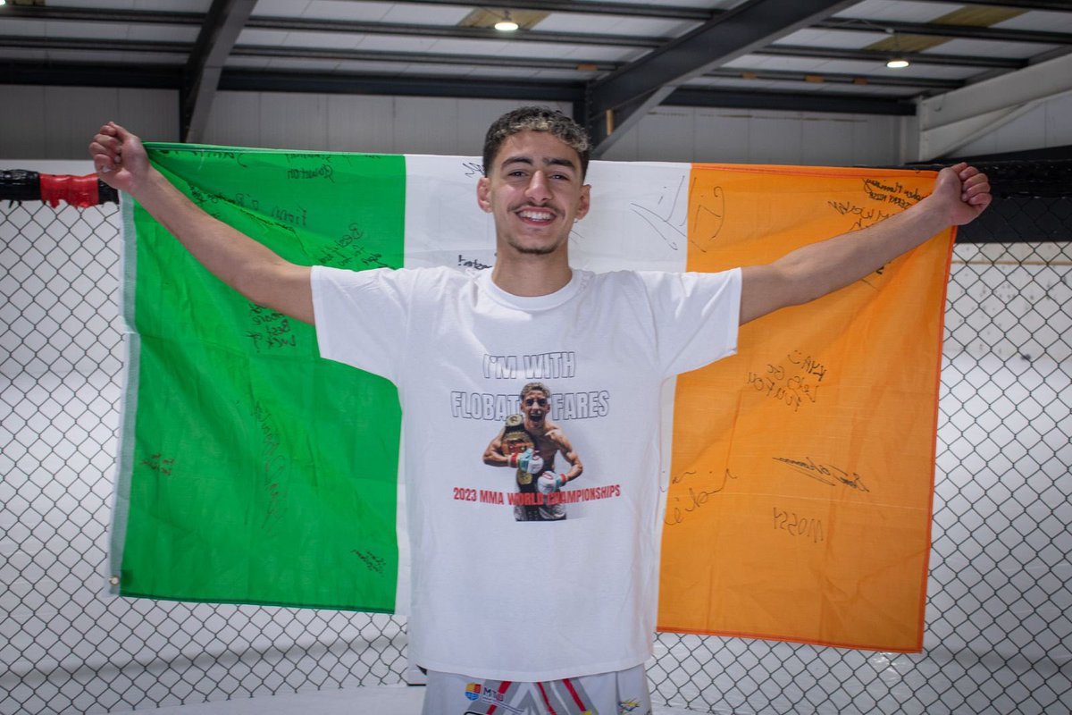 Flobater Fares (@foufou03) on Twitter photo Tomorrow morning I fly out to Albania, and represent Team Ireland 🇮🇪 in the 2023 MMA WORLD CHAMPIONSHIPS. What a life, what an opportunity that I will take full advantage of! Cork… Ireland get ready there’s going to be a new WORLD CHAMP
<a href="/LiamOgGriffin/">Liam-Og Griffin - MMA Coach</a> for the legendary pics Tomorrow morning I fly out to Albania, and represent Team Ireland 🇮🇪 in the 2023 MMA WORLD CHAMPIONSHIPS. What a life, what an opportunity that I will take full advantage of! Cork… Ireland get ready there’s going to be a new WORLD CHAMP
<a href="/LiamOgGriffin/">Liam-Og Griffin - MMA Coach</a> for the legendary pics