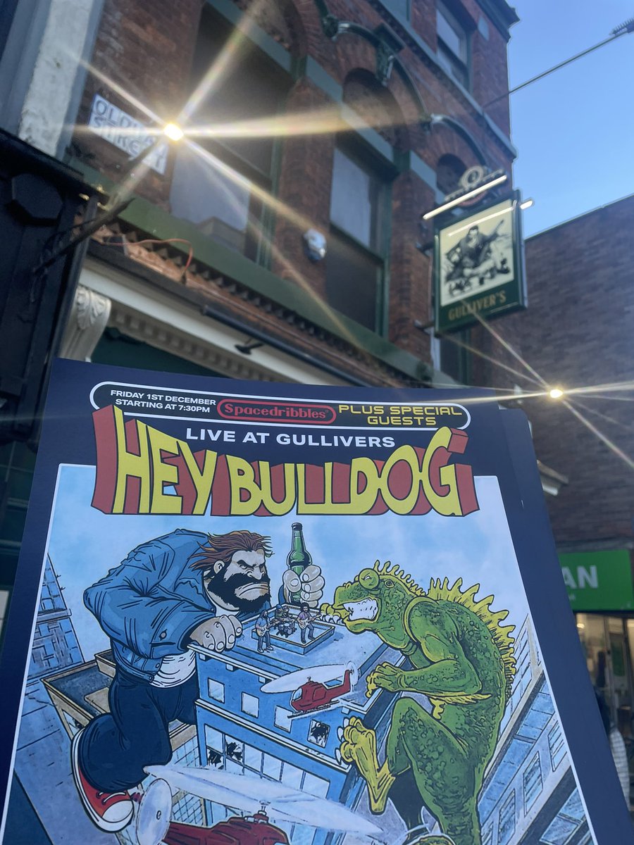 ⚡️2 weeks today we hit the <a href="/gulliverspub/">Gullivers</a> stage ⚡️
Ably supported by <a href="/SpringfieldEl/">Springfield Elementary</a> &amp; <a href="/Thebepositives/">The Be Positives</a> 👌 
3 Bands £9
Get your tickets now 🏃‍♀️🏃🏻🙌
🎫 ⚡️ ticketweb.uk/event/hey-bull…