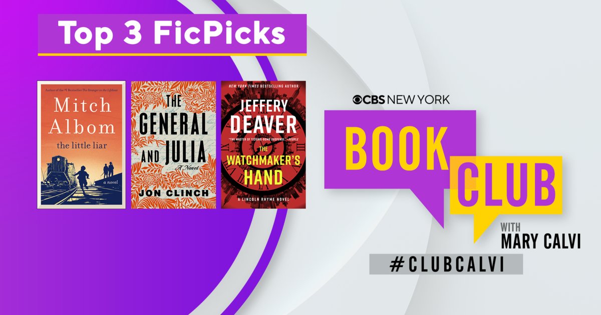 This is the most important election... (...just for books, and just for the next week!) Help #ClubCalvi choose #TheLittleLiar as its next book club read - click the link to vote and join the group if you're looking for a virtual reading community
cbsnews.com/newyork/news/v…