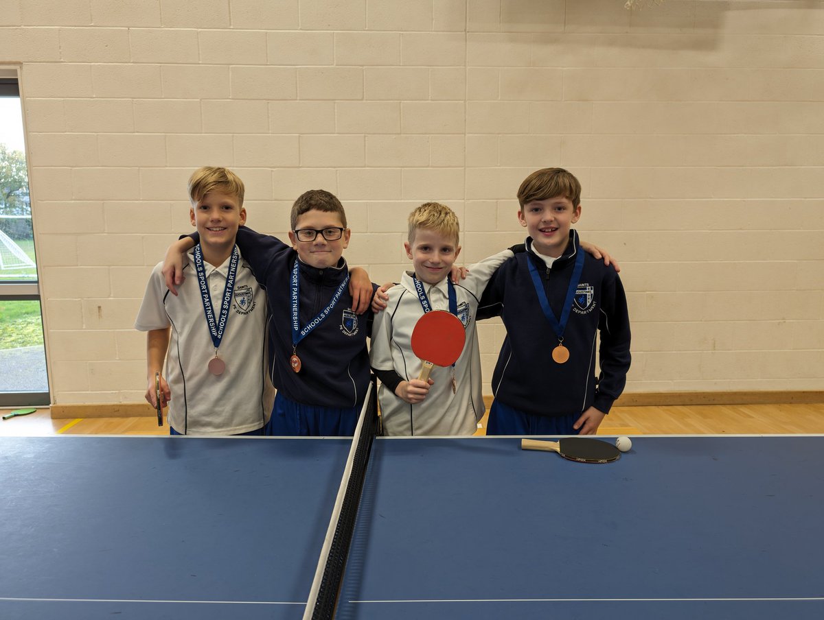 Congratulations to our Y6's, coming 3rd in today's district open age table tennis competition 🥉🏓
#wearebedes