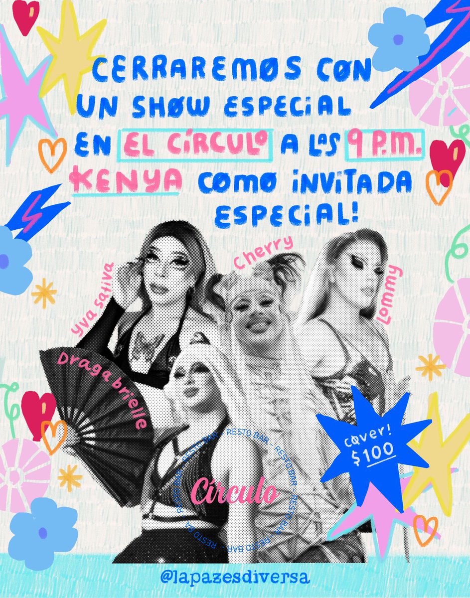 IsJustCherry_'s tweet photo. Estaremos con @kenyacuevas101
6:00pm lámparas detrás del MUABCS
9:00pm en “Círculo Resto Bar” https://t.co/5wFPMYhBEz
