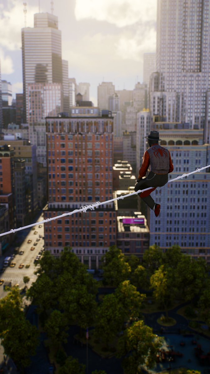 Chill. 🕷️🏙️
#SpiderMan2PS5 #MarvelMission #InsomGamesCommunity