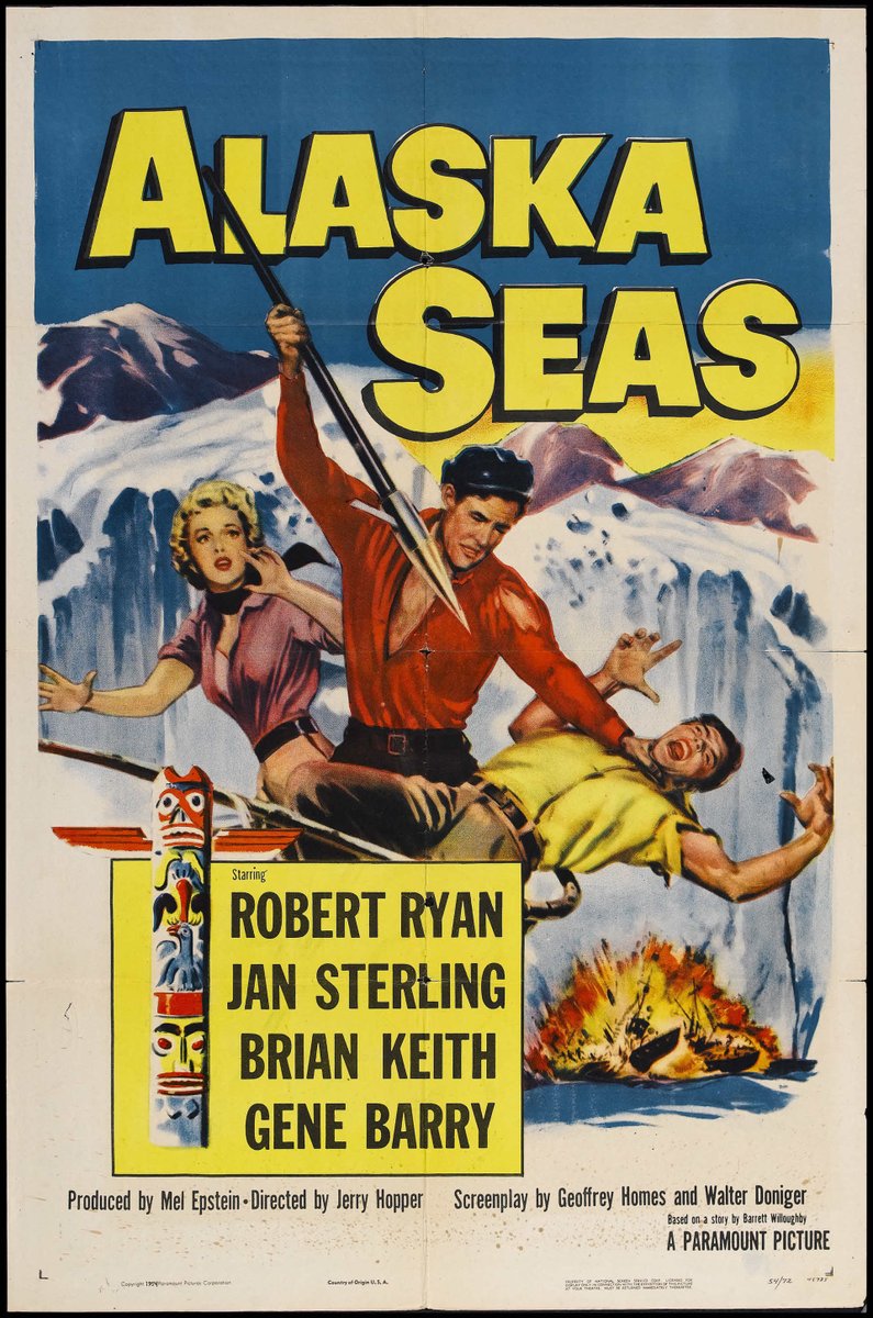 KLStudioClassic's tweet image. Coming Soon on Blu-ray!

ALASKA SEAS (1954) with Timothy Carey &amp;amp; Aaron Spelling as The Knifer – Shot by William C. Mellor (Giant) – Screenplay by Walter Doniger (Rope of Sand) &amp;amp; Daniel Mainwaring (Out of the Past,) – Directed by Jerry Hopper (Secret of the Incas, Naked Alibi).