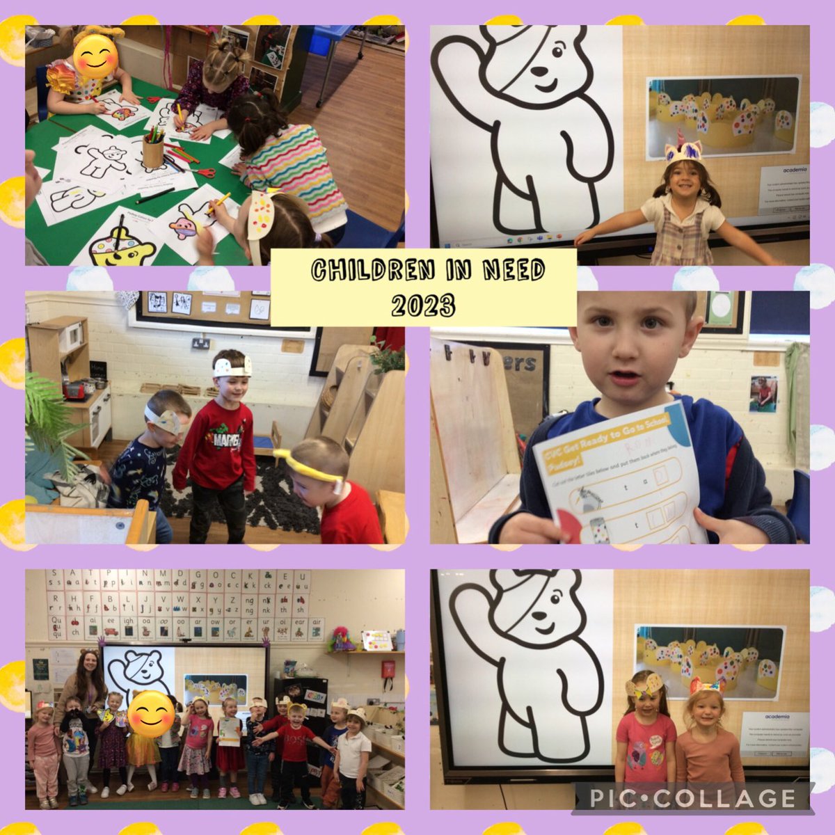 Celebrating Children in Need with colouring, crafting, dancing and even writing 🐻💛 <a href="/HaxbyRoad/">Haxby Road Academy</a> <a href="/BBCCiN/">BBC Children in Need</a>