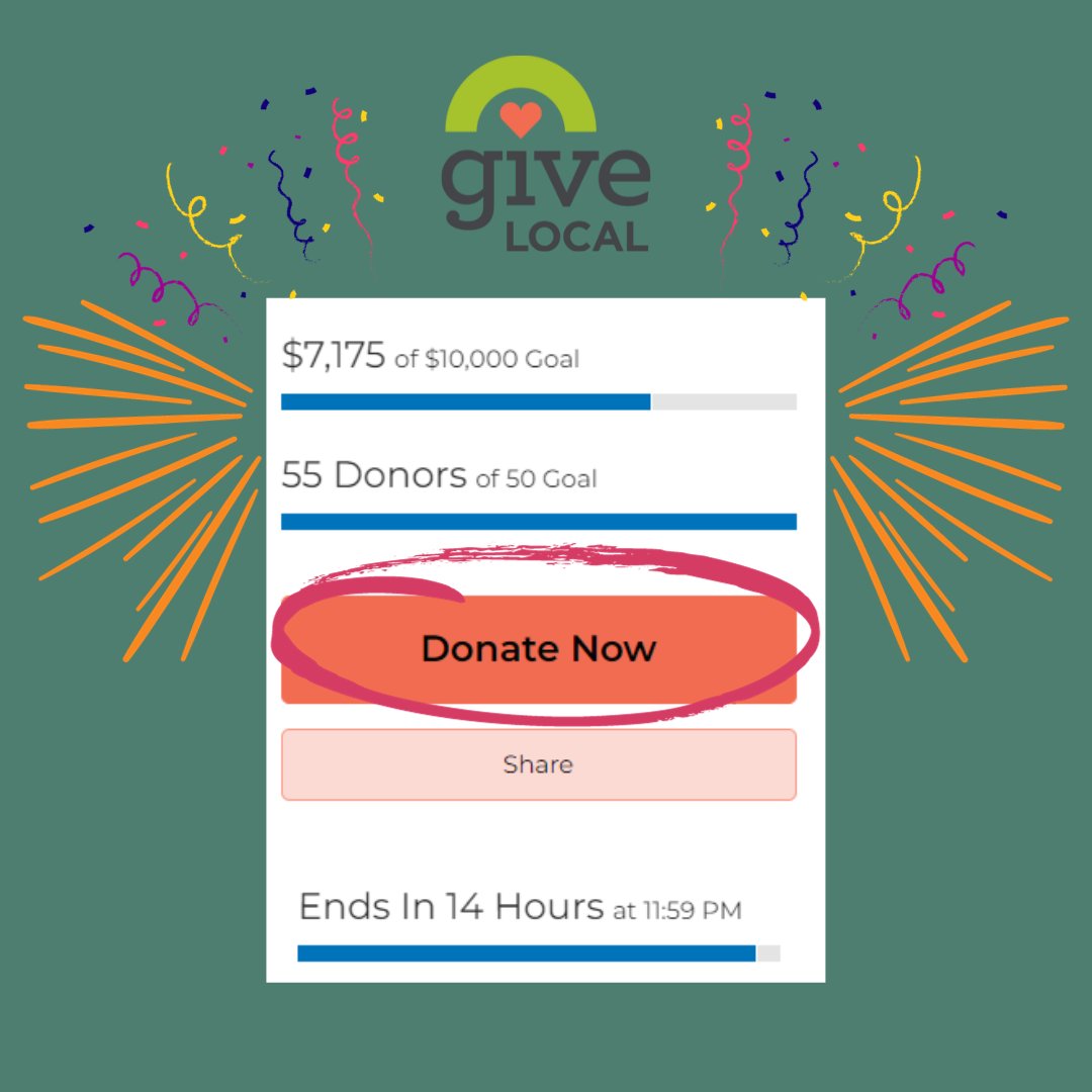HomesFirst's tweet image. We&apos;re so close to our #GiveLocal2023 Goals! We&apos;ve surpassed our goal of 50 individual donors! Can we also make our #FundraisingGoal of $10k (less than $3k)? Could you #donate today to get us there? The #fundraiser ends tonight! 
Like &amp;amp; Share!

Donate Here:
ow.ly/geAs50Q8Vmt