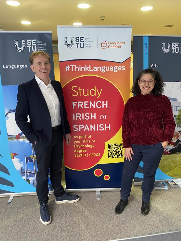 Six fantastic language options @SETUIreland Waterford: Options to study Chinese, French, German, Irish, Italian, Spanish- great to see such interest at Open Day! @monicarudikent @langsconnect_ie @languages_ie #ThinkLanguages #InspiringFutures