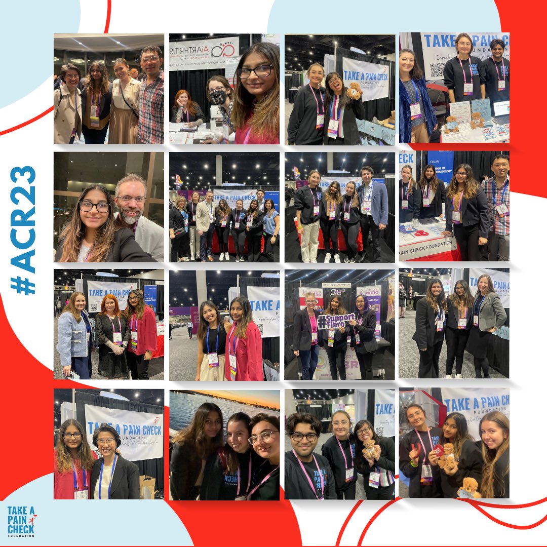 This past week @acrheum was amazing! We met team members, advocates, rheumatologists and community members in the field. Here are some memories that captured the moment!

#ACR23 #takeapaincheck #kidsgetarthritistoo #rheumatology #patient #advocates #juvenilearthritis