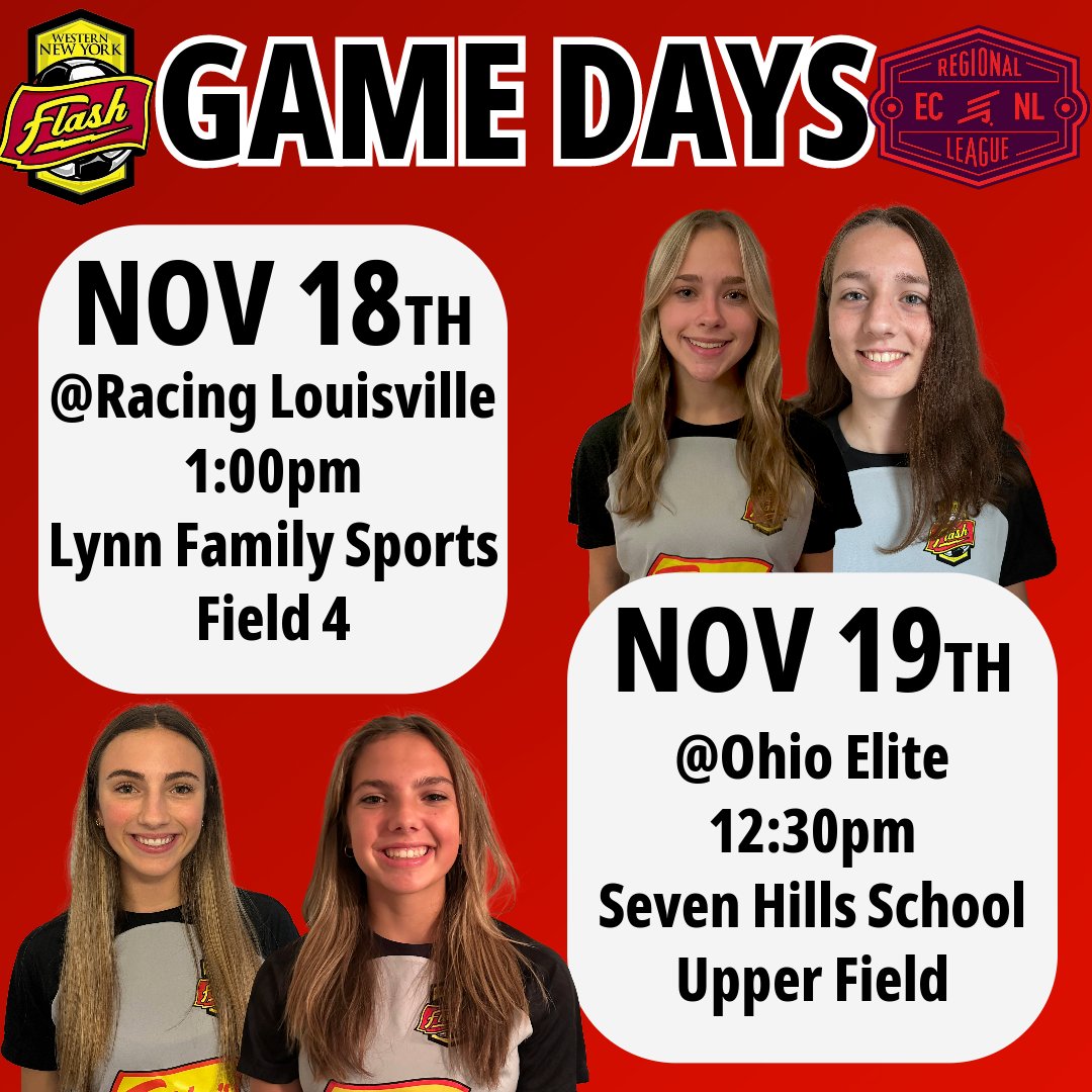 WNYFlashECRL07's tweet photo. FIRST LEAGUE WEEKEND OF THE SEASON!! https://t.co/ILOiILroMq