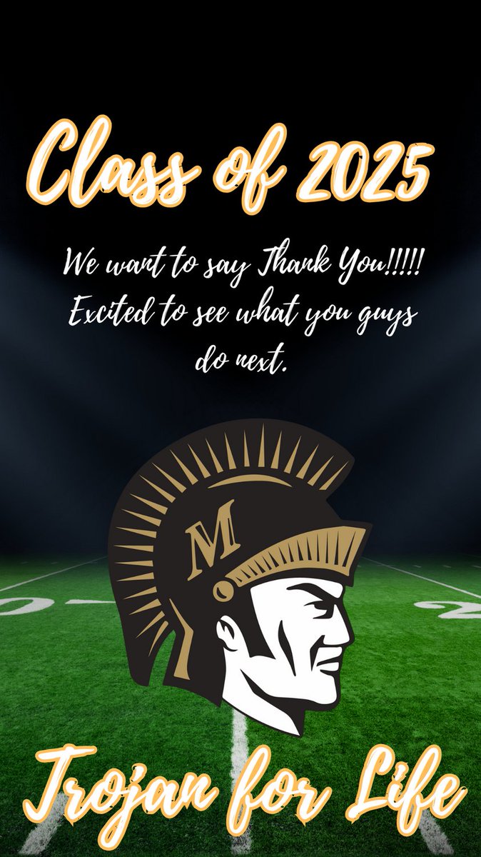 _CoachCraft's tweet photo. To the Class of 2024 @MTrojanSports We want to say thank you. No, we did not accomplish our mission this season of a STATE TITLE but to finish 9-3 was not a bad year at all. So much to be proud of and so much to build upon. FOREVER IN THE TROJAN FAMILY!!!!!!! #CLASS2024 #FAMILY https://t.co/wXLnozIM4p