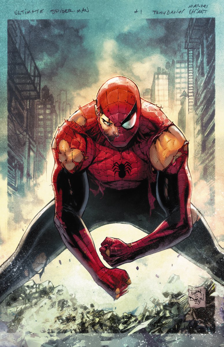 #UltimateSpiderman #1 Variant cover by me and <a href="/jdramoscolors/">Jay David Ramos</a> I like this pic because it has my border that Jay included. (it won't print with it) #marvelcomics #spiderman This my new watercolor vibes I just started doing more of it inside #Edenwood