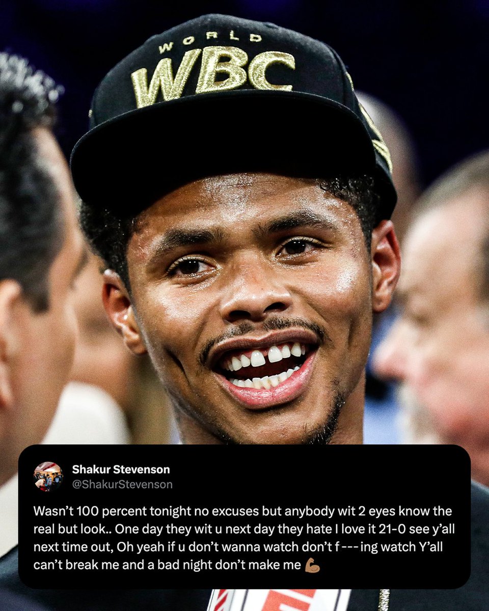 ESPNRingside's tweet photo. Shakur reacts to his 'bad night' against De Los Santos 💯 #ShakurDeLosSantos 

(h/t @ShakurStevenson) https://t.co/wbCFPvYXJ7