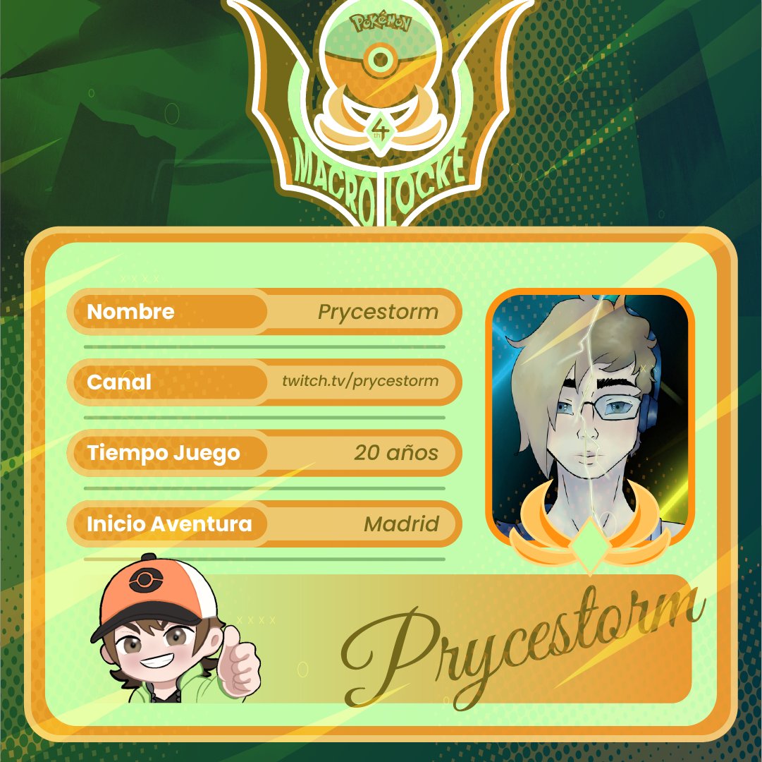✨ PARTICIPANTE Nº 110 ✨

Lleva un tiempo apagado o fuera de cobertura, pero viene a Sinnoh dispuesto a darlo todo y llegar lo más lejos posible en esta aventura.

Mucha suerte <a href="/PryceStorm/">PryceStorm</a>