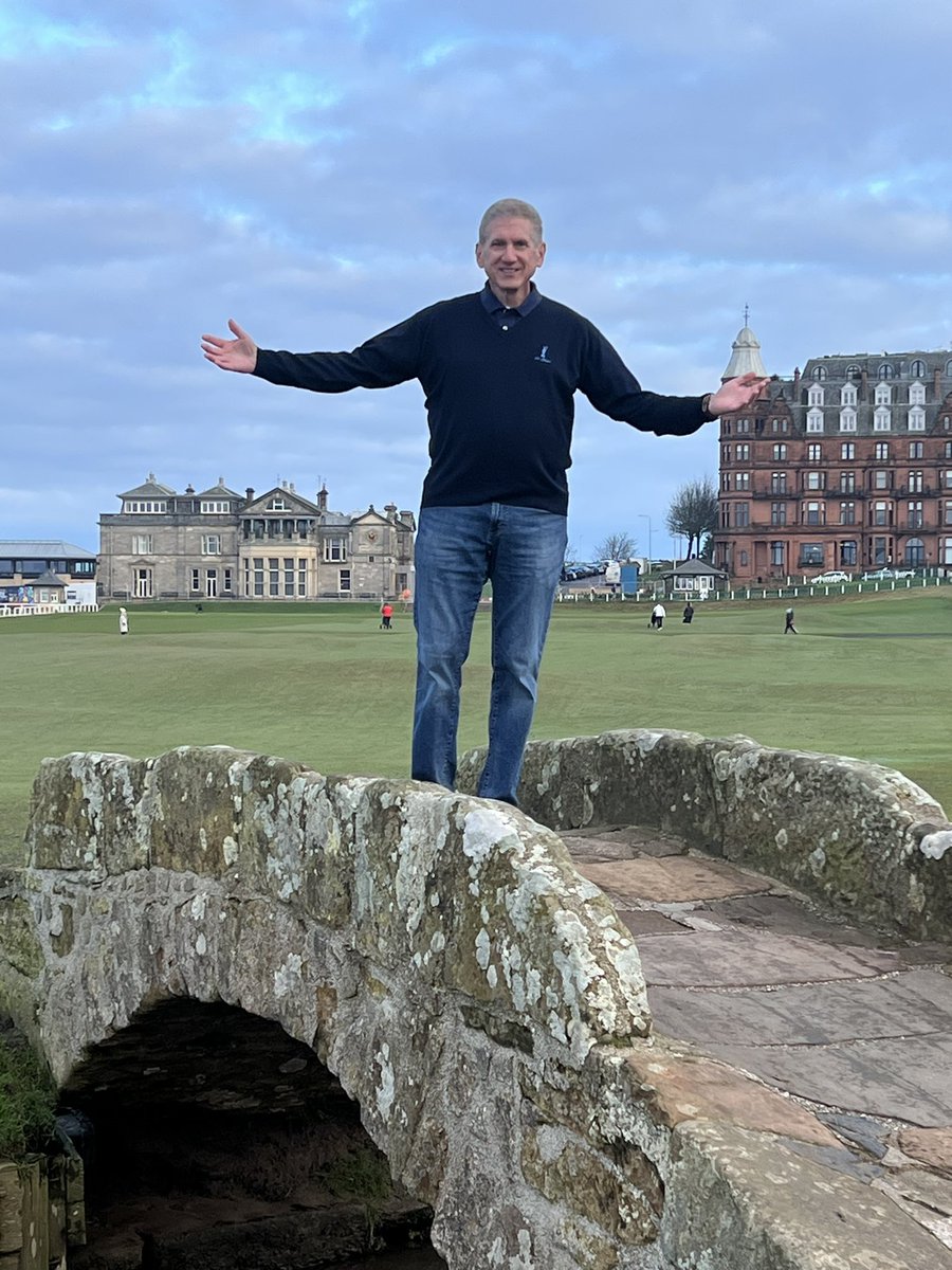 My third visit to <a href="/TheHomeofGolf/">St Andrews Links</a>.
It. Never. Gets. Old.
Especially on #TheOldCourse.