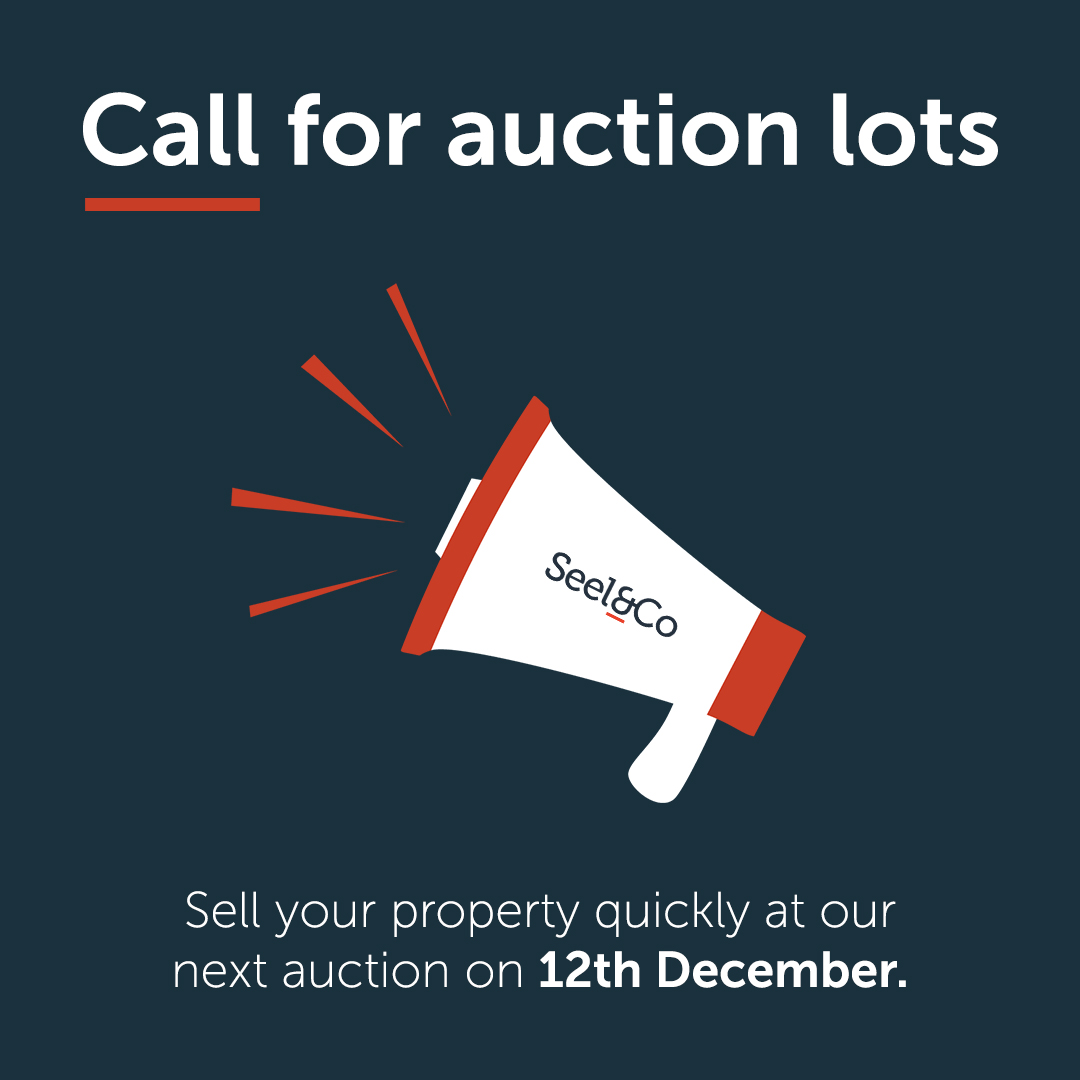 CALL FOR LOTS 🏠 🏴󠁧󠁢󠁷󠁬󠁳󠁿 📣

Our next online auction will take place on Tuesday 12th December so if you are interested in submitting a lot for auction, please contact our team on:

📞 : 02920 370117
✉️ : auctions@seelandco.com
📱 : auctions.seelandco.com