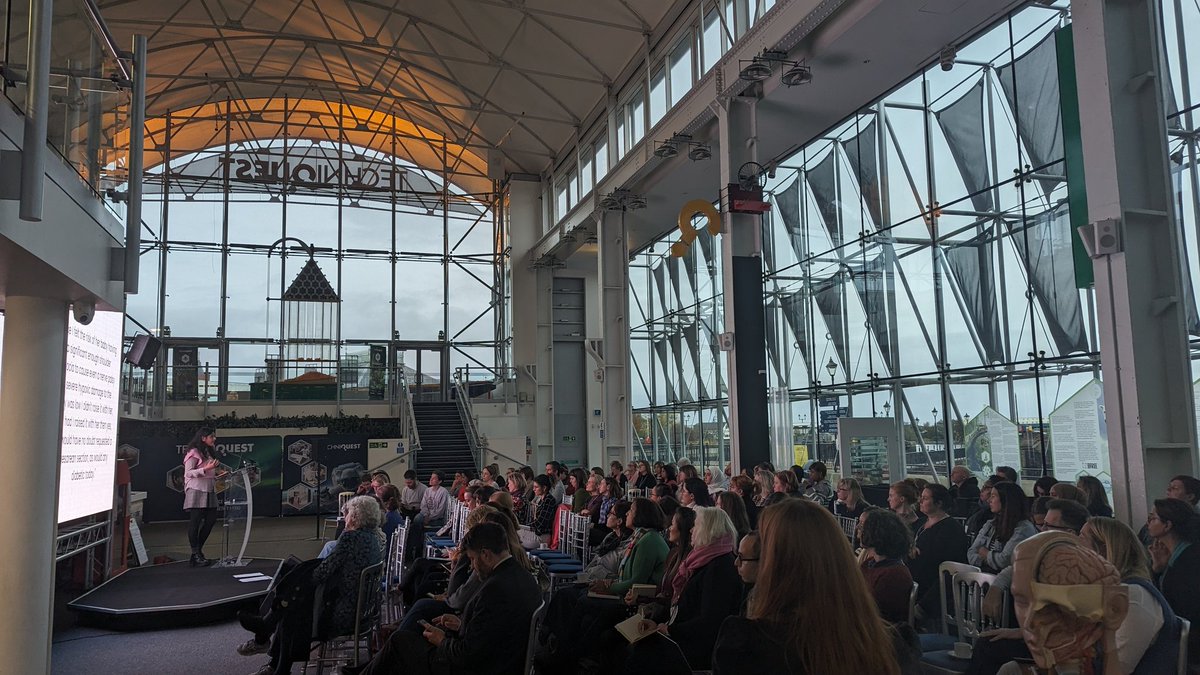 Last plenary of #BICS23 - still packed with amazing maternity professionals listening to <a href="/birthrightsorg/">Birthrights</a> talking about human rights in maternity care