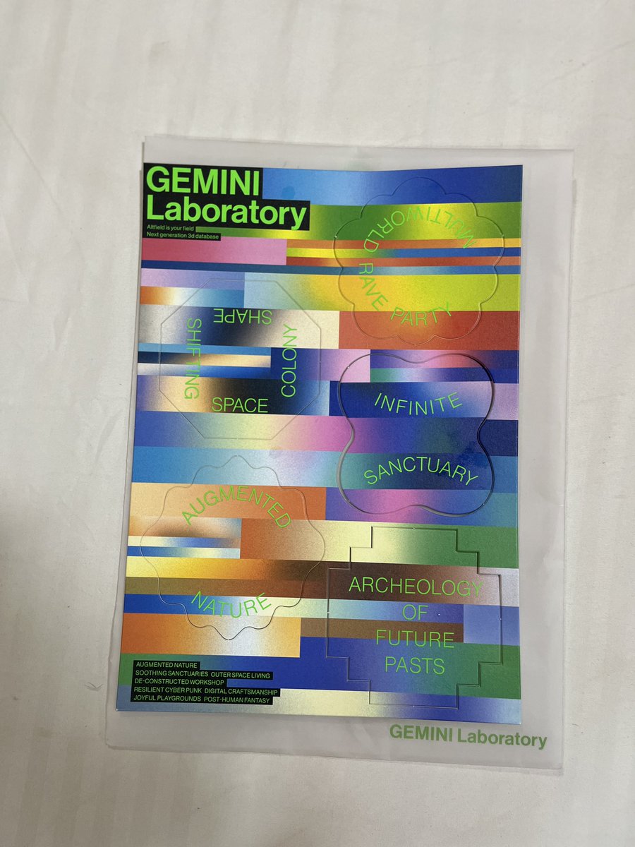 ireneighalo's tweet photo. I love my stickers😍@gemini_lab_jp #designmatterslagos https://t.co/oIPm4PeHGD