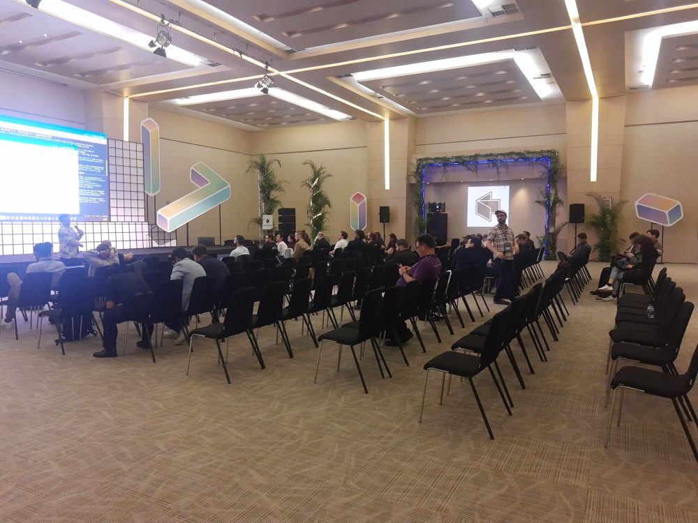 It was a long but great day! As the final session  we have the wrap-up where people report what happened in all the sessions.