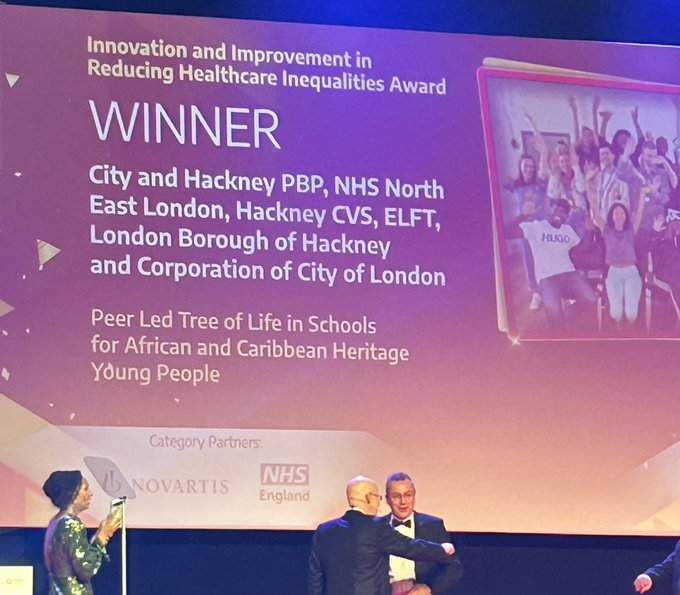 NHS_NELondon's tweet photo. We also won the Medicines, Pharmacy &amp; Prescribing Initiative of the Year award along with the @QMUL_CEG @QMUL @BartsHospital and @UCLPartners
⁩
Thank you to everyone who worked on those projects!

@HSJ_Awards #HSJAwards 2/2 https://t.co/XaTfDINQCp