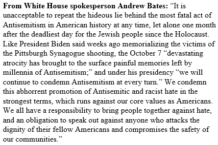 AndrewJBates46's tweet photo. White House response to @elonmusk 's tweet: https://t.co/R7uOv3IUV2