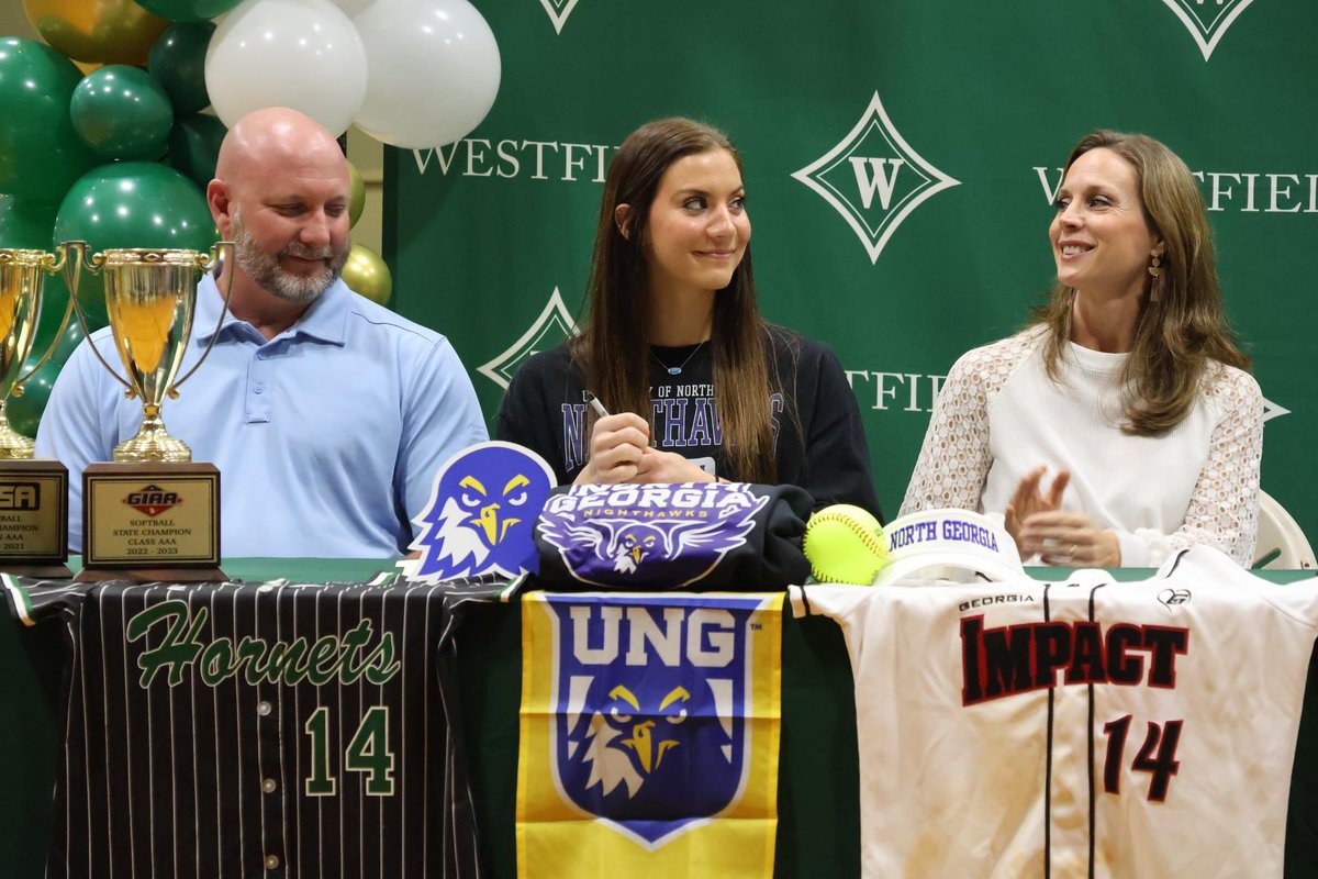 Congrats to Kendall Fowler and Carleigh Knowles who will continue their academic and athletic softball careers at the collegiate level. Kendall plans to attend @ABAC_College , and Carleigh plans to attend <a href="/UNG_Nighthawks/">UNG Nighthawks</a>. We are Westfield proud! #westfieldsoftball #whsclassof2024