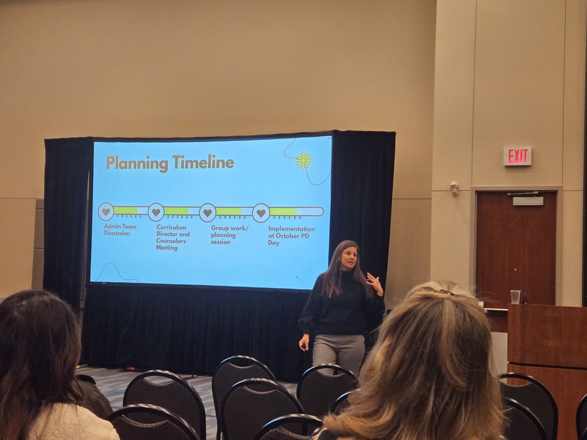 jclineSPS's tweet photo. Lakeview Counselors along with Dr. Plas did an amazing job presenting Mission Mental Health this morning during the State Education Conference!  Go Vikings!  #lakeviewvikes https://t.co/tnHdvQu7lQ