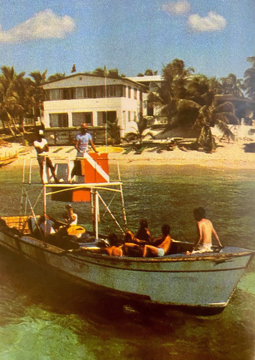 Remembering the old Cayman Dive Lodge in the district of East End. Although now just a vacant lot named “the trees of lost souls” it was a lovely place known for meeting many visitors and weekend parties at the bar and restaurant. #caymandivelodge #dive #ecoridescayman #letsride