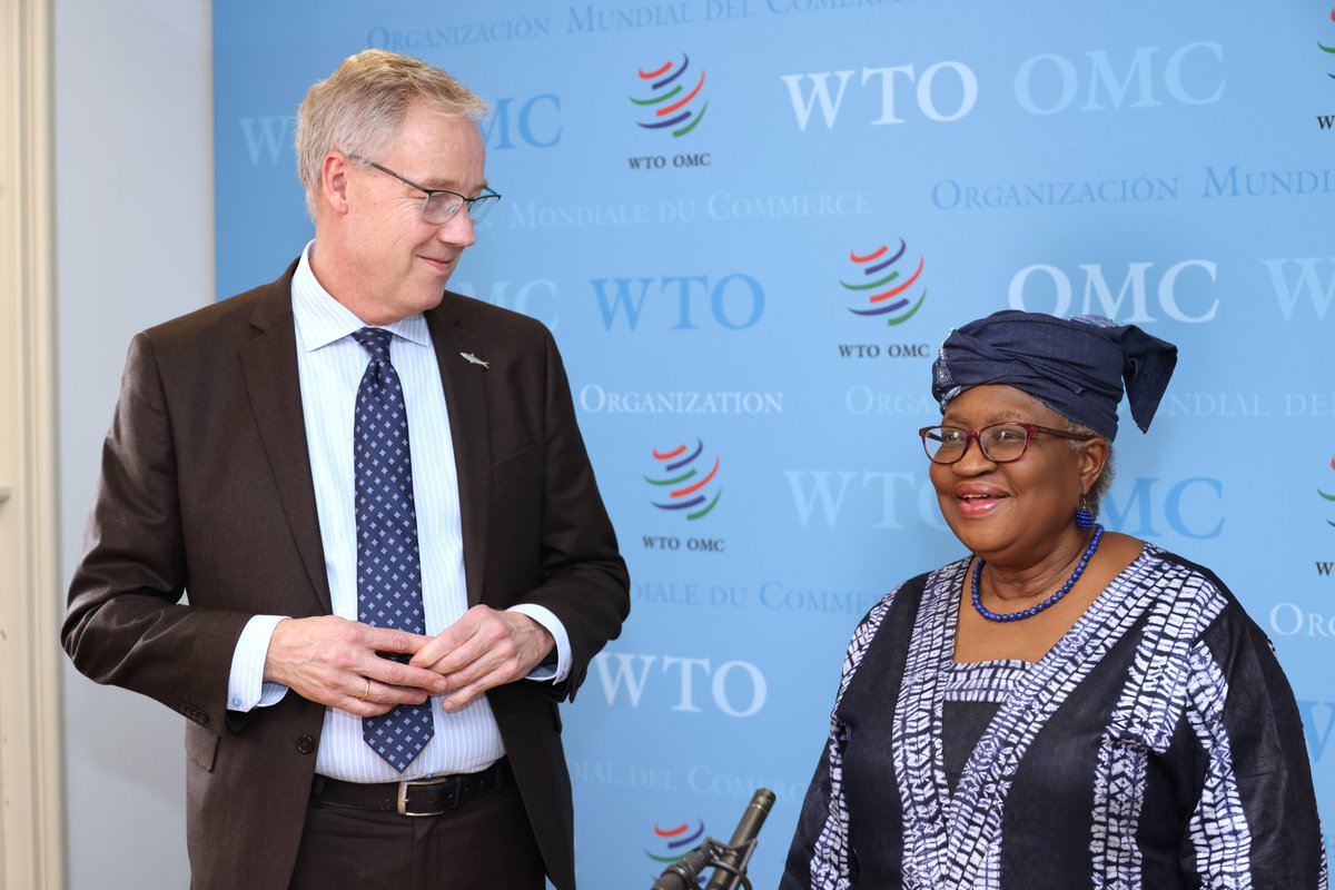 🐟plays a vital role in human nutrition &amp; food security. The WTO-agreement on fisheries subsidies is a major step towards ocean sustainability

🇳🇴has a long history of fisheries development &amp; are pleased to announce our donation of NOK 9mill to the WTO Fisheries Funding Mechanism