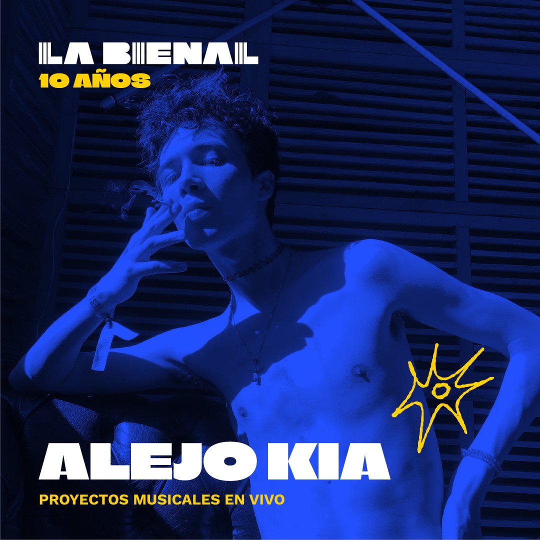 LaBienalBA's tweet photo. Estxs son lxs ganadores de las Convocatorias Especiales 💥

Alejo Kia (Mendoza, 2000) joven músico y artista con casi una d��cada de trayectoria en los escenarios, es uno de lxs 7 ganadorxs de la convocatoria Proyectos Musicales en vivo.

¡Felicitaciones! 🎙️ #LaBienal10Años https://t.co/ZhO0bclHC7