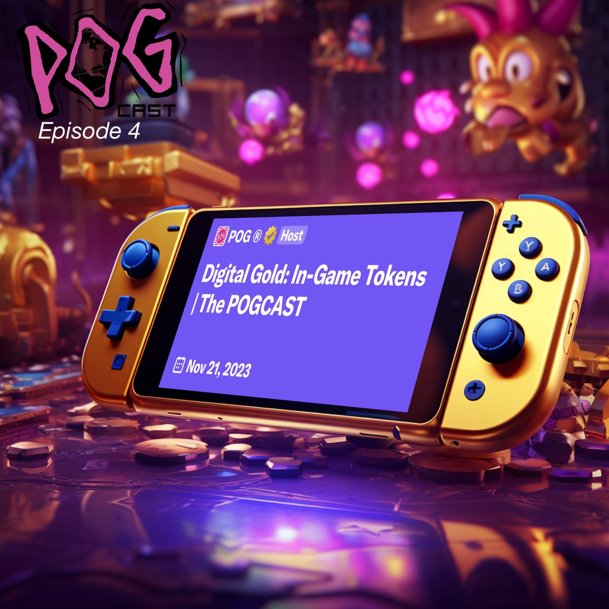 THE POGCAST 📻 Episode 4: 🏆 Digital Gold: In-Game Tokens Feat: @playSHRAPNEL @play_evio @VictoryPoint_io @KyleWillson Tuesday 11/21 @ 12pm EST… ✅ click the reminder for a chance to win something Poggers! x.com/i/spaces/1ynga…