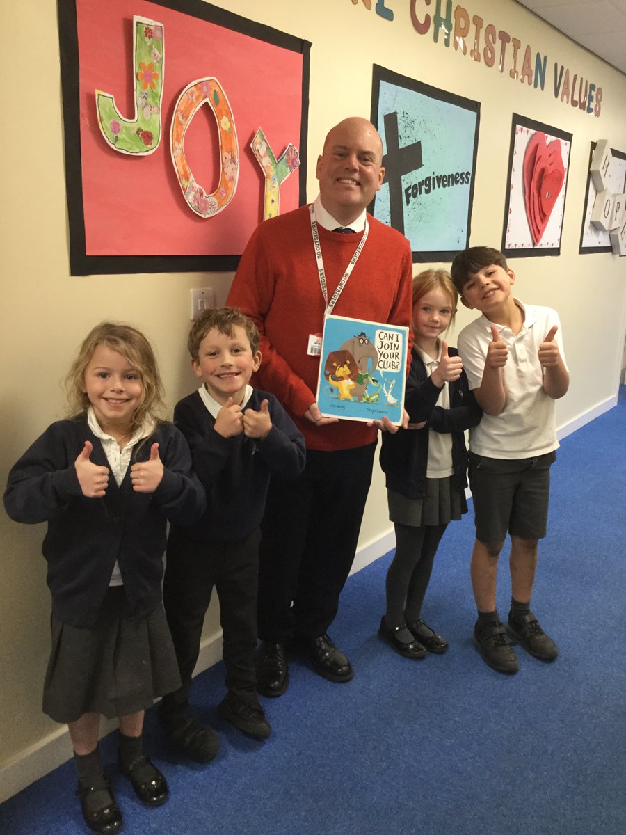 This week we had a visitor in school! @moffat_andrew #NoOutsiders #AntiBullyingWeek2023