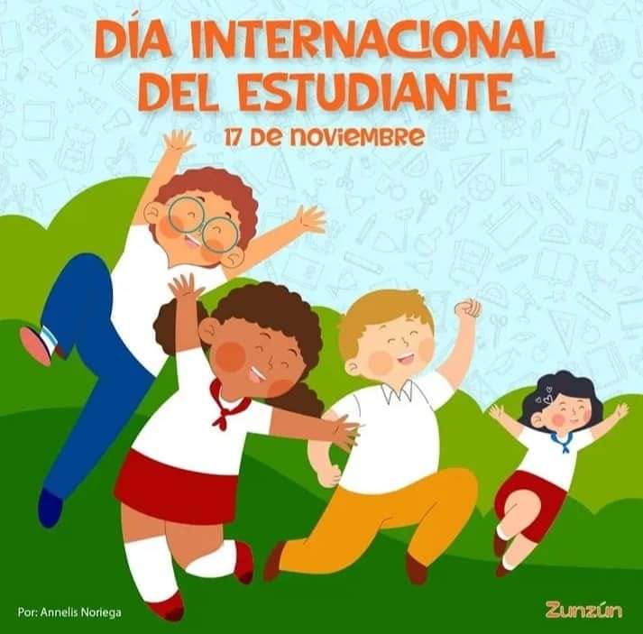 Los jóvenes son el futuro. Hoy 17 de noviembre celebramos en nuestro país el día del estudiante. Muchas felicidades.
#PedroBetancourtEnVictoria 
#MatancerosEnVictoria