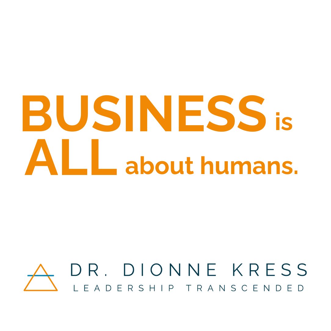No matter how you slice it.

To be the most effective leader or successful business owner you need to start by understanding humans. And the first human you need to start with is YOU!

Let's talk leadership!

DrDionneKress.com

#allhuman #chiefheartofficer #drdionnekress