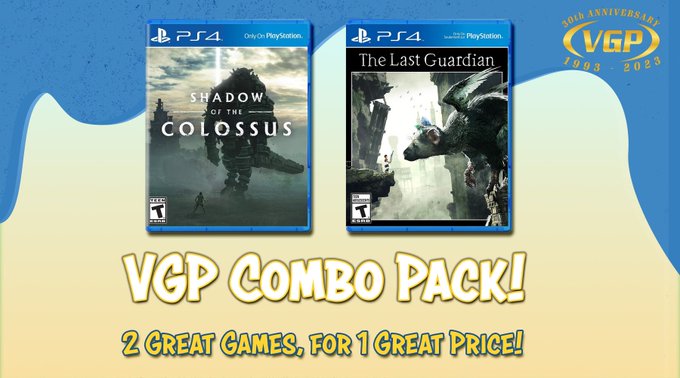 Shadow of the Colossus & The Last Guardian Bundle Pack - PS4