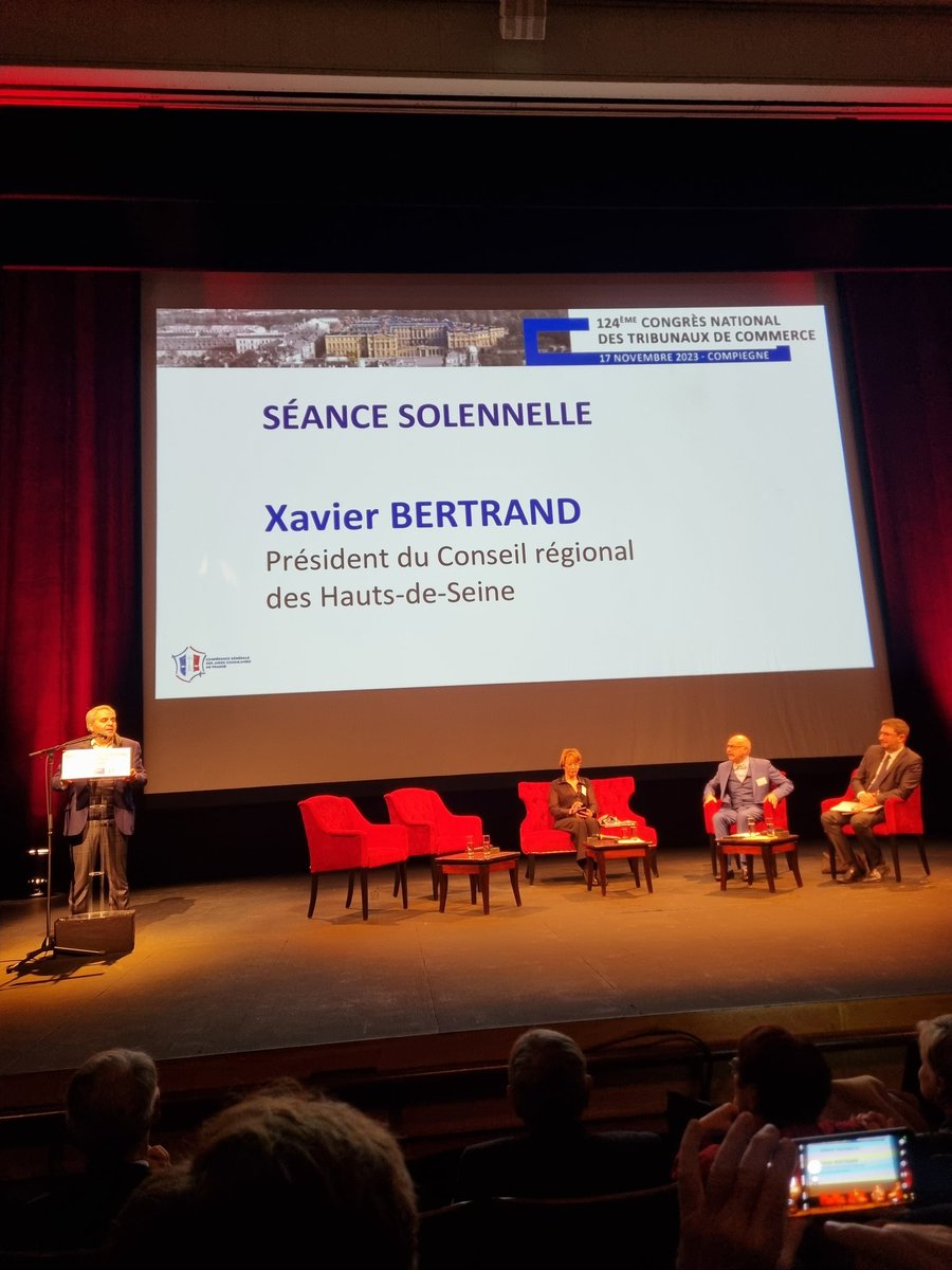 BerquerPhilippe's tweet photo. Intervention de Xavier Bertrand à l'audience solennelle du 124 congrès national des Tribunaux de Commerce #Tribunaldecommerce  #TribunalCommerce #JusticeCommerciale #JuridictionCommerciale #DroitCommercial #DroitDesAffaires #Contentieux #ProceduresCollectives #TribunauxDeCommerce https://t.co/5XGYXiiWC6