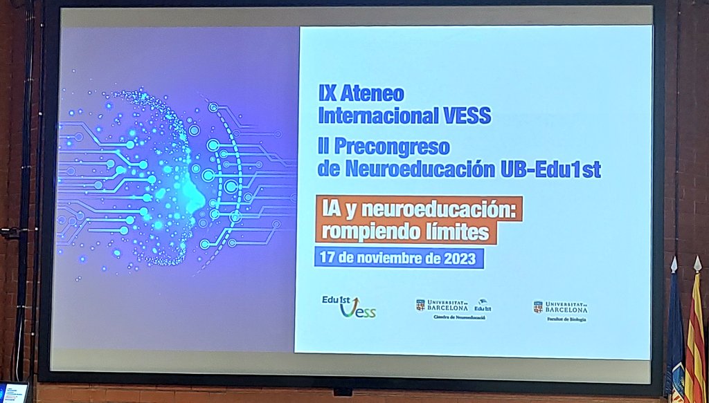 SEZ Mataró (CRP, EAP i LIC) (@semataro) on Twitter photo El #CRP del <a href="/SEmataro/">SEZ Mataró (CRP, EAP i LIC)</a> assistim aquesta tarda al II precongrès de Neuroeducació que gira al voltant de la intel.ligència artificial. Ganes d'aprendre amb Diego Redolar: "La realidad digital desde la neurociencia" i amb Carles Sierra: "La IA como motor de la innovación educativa" El #CRP del <a href="/SEmataro/">SEZ Mataró (CRP, EAP i LIC)</a> assistim aquesta tarda al II precongrès de Neuroeducació que gira al voltant de la intel.ligència artificial. Ganes d'aprendre amb Diego Redolar: "La realidad digital desde la neurociencia" i amb Carles Sierra: "La IA como motor de la innovación educativa"