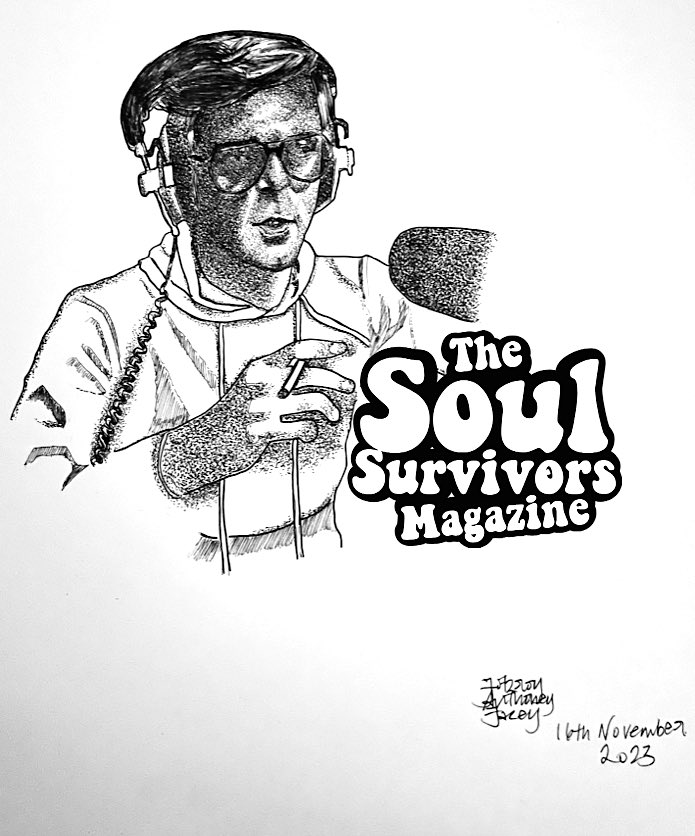 When you are lucky enough to have your portrait drawn by the multi-talented ⁦<a href="/FaceyFitzroy/">Fitzroy Facey</a>⁩ of ⁦<a href="/SoulSurvivors1/">The Soul Survivors Magazine</a>⁩ big thanks I love it! #RobbieVincent #SoulMusic #MusicMagazine #IfitMovesFunkit