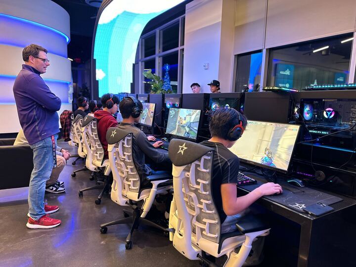 ComplexityHQ's tweet photo. Last night @friscoisd had their #Valorant scrimmages at our @LenovoLegion Esports Center and the competition was fierce! 💪