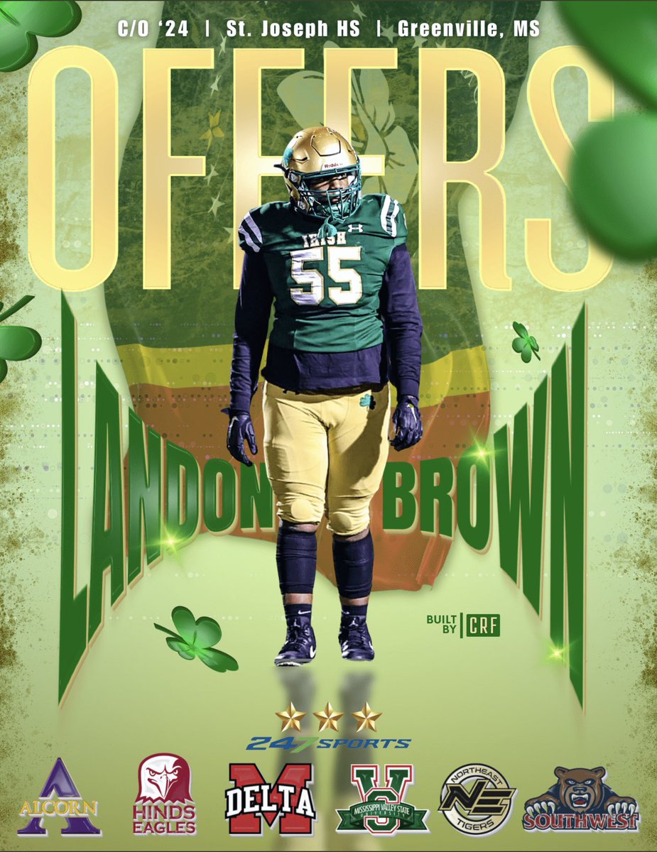 Where I’m from you don’t Get to many opportunities like these. Blessed to Be in this Position! Recruitment 100% Open 
<a href="/IrishFootball13/">John Baker</a> <a href="/Dar52Irish/">Darquavion Davis</a> <a href="/BuiltbyCRF/">BuiltbyCRF</a> <a href="/LawrencHopkins/">Lawrence Hopkins</a> <a href="/MacCorleone74/">Rion (Ree-un) Young</a> @CoreyCarmona @SWiltfong247 <a href="/dyar2467/">Glyn Dyar Goldeneaglepride.com</a> <a href="/247Sports/">247Sports</a>  <a href="/247recruiting/">247Sports Recruiting</a>