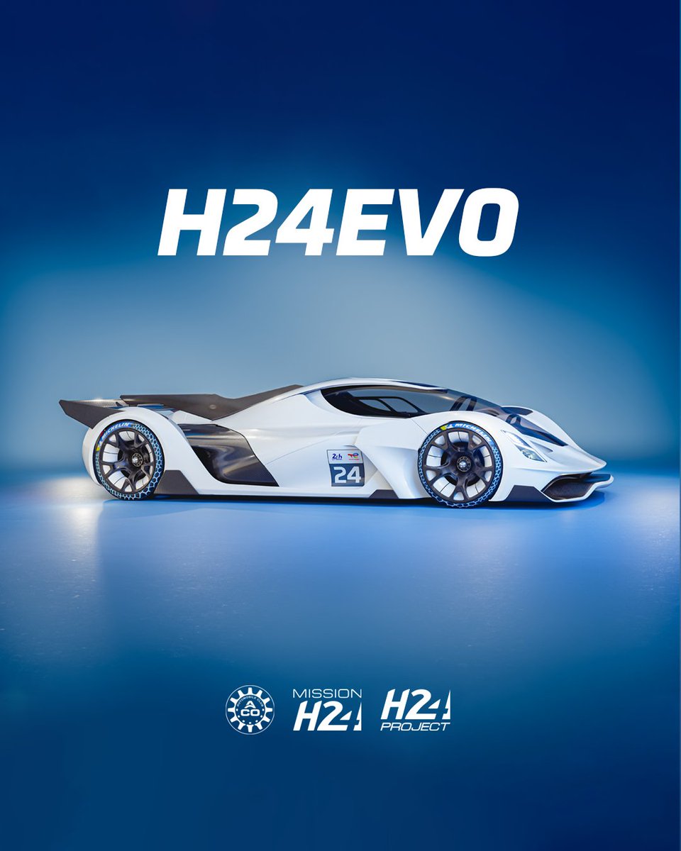 MissionH24's tweet photo. Ce sera la H24EVO !

Après la LMPH2G et la H24, H24EVO prend le relais dans la décarbonation de la course automobile et notamment de l'Endurance.

#MissionH24 #ACO #H24Project #Hydrogen #Prototype #FutureofMobility #SustainableMotorsport #Endurance #LeMans24 https://t.co/20JtIfRBjS