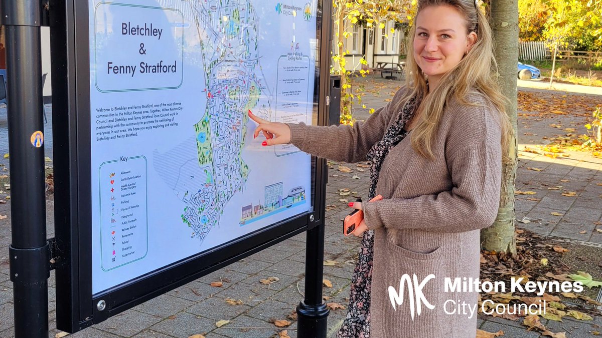 🦺Community Infrastructure Fund (CIF)
We've installed new information boards in Bletchley working with @BFSTownCouncil and local artist, Sheree Murray. This was funded by the CIF, an annual fund that match funds projects with local town/parish councils.  @HeartMKNews