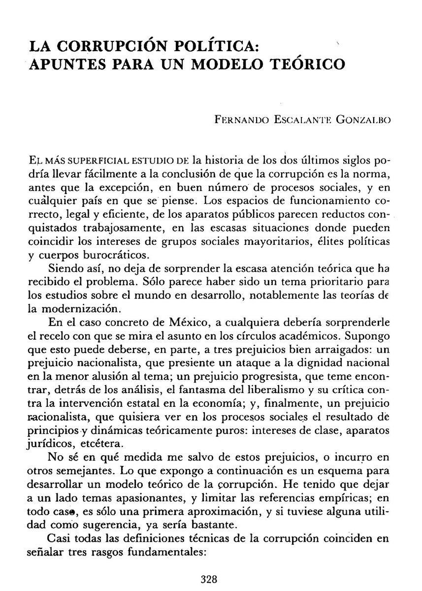 Foro_Int's tweet photo. 🔎Consulta “La corrupción política : apuntes para un modelo teórico” de Fernando Escalante Gonzalbo en 👇

https://t.co/FFqyHnI8z7 https://t.co/TtTdGbi4I5