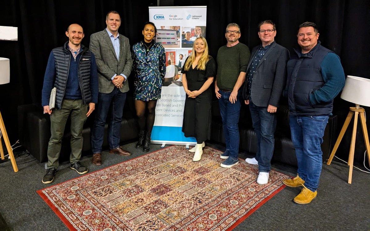 WeareXMA's tweet photo. Thrilled to co-sponsor @AberdeenCC Digital Learning: Live Event today alongside Google for Education and Lightspeed Systems! π
@mconlon68 shared insights on the future classroom with AI at its coreπ
#DigitalLearning #InnovationInEducation #XMA https://t.co/ErG7ugjQcF