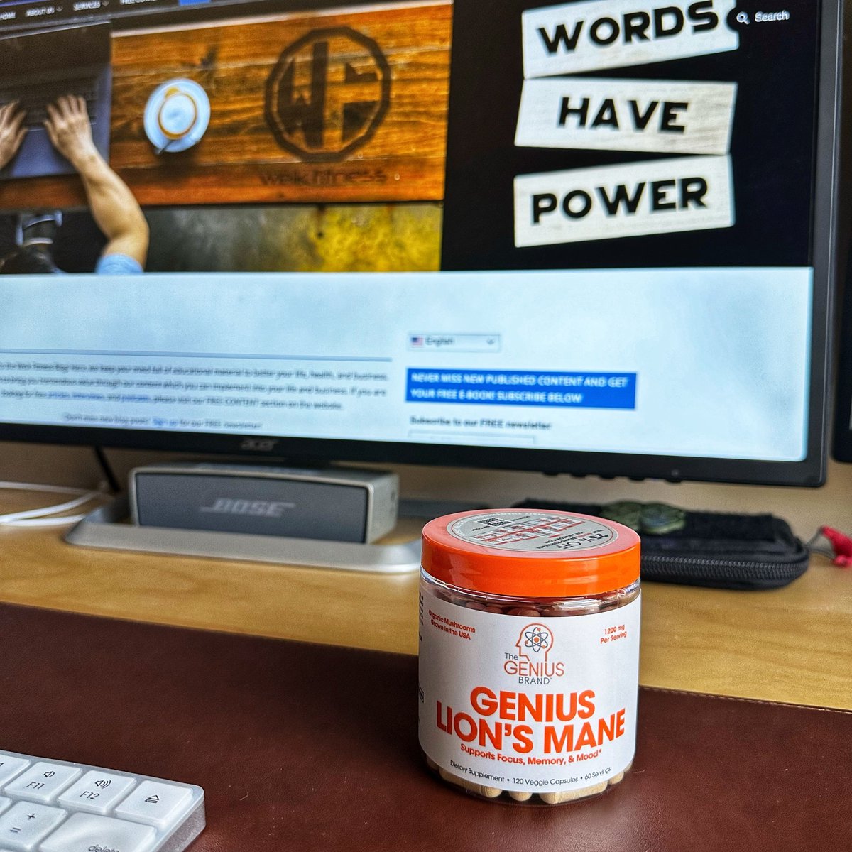 weikfitness's tweet photo. Testing out the new Genius Lion's Mane. I'm a sucker for nootropics...
.
.
#genius #geniusbrand #lionsmane #nootropic #nootorpics #supplement #supplements #testandevaluate #letsgo https://t.co/RjDoTbMFpd