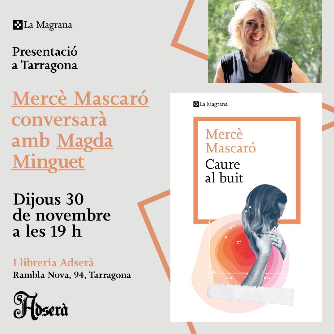 En uns dies…. TARRAGONA!!
<a href="/penguinllibres/">Penguin Llibres</a> <a href="/magdaminguet/">Magda Minguet</a> <a href="/llibreriaadsera/">Llibreria Adserà</a> <a href="/RCTgn/">Ràdio Ciutat Tarragona</a> <a href="/TGNcultura/">Tarragona Cultura</a>
