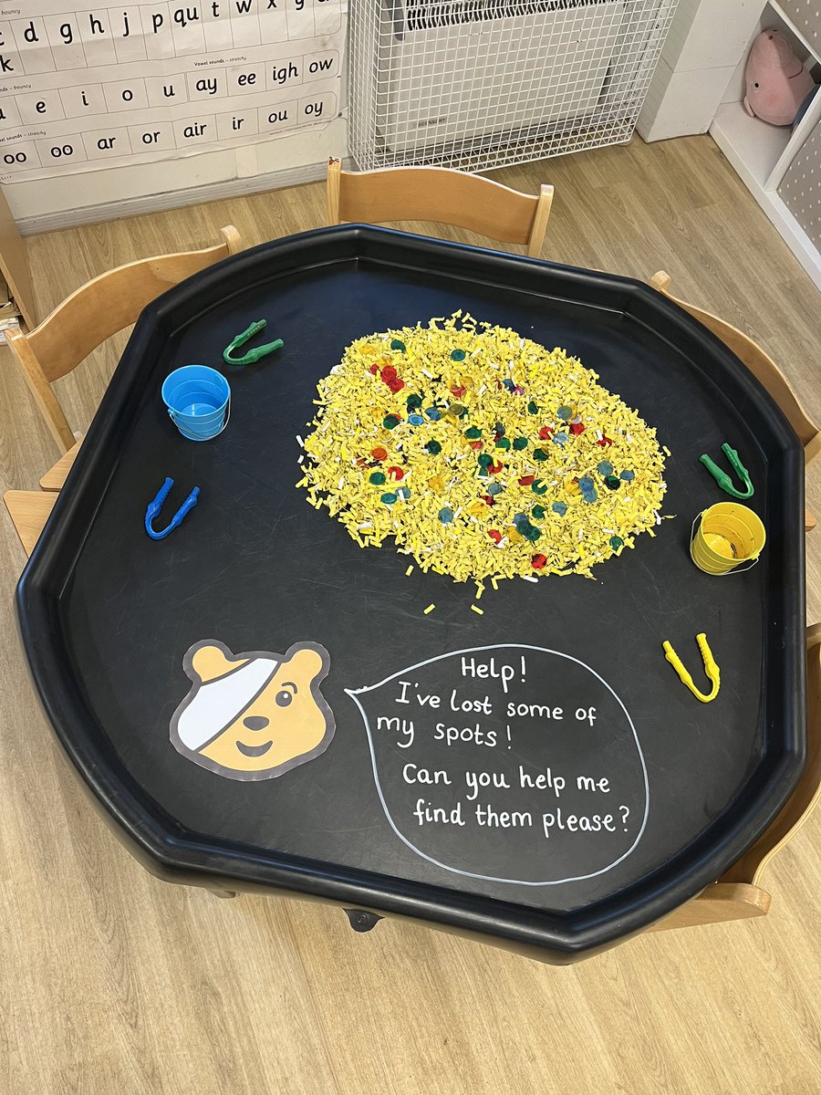 UswSmart's tweet photo. What a day we’ve had celebrating Children in Need in reception! 🧸💛@UndySchool @BBCCiN https://t.co/C4m4RDAJ7j
